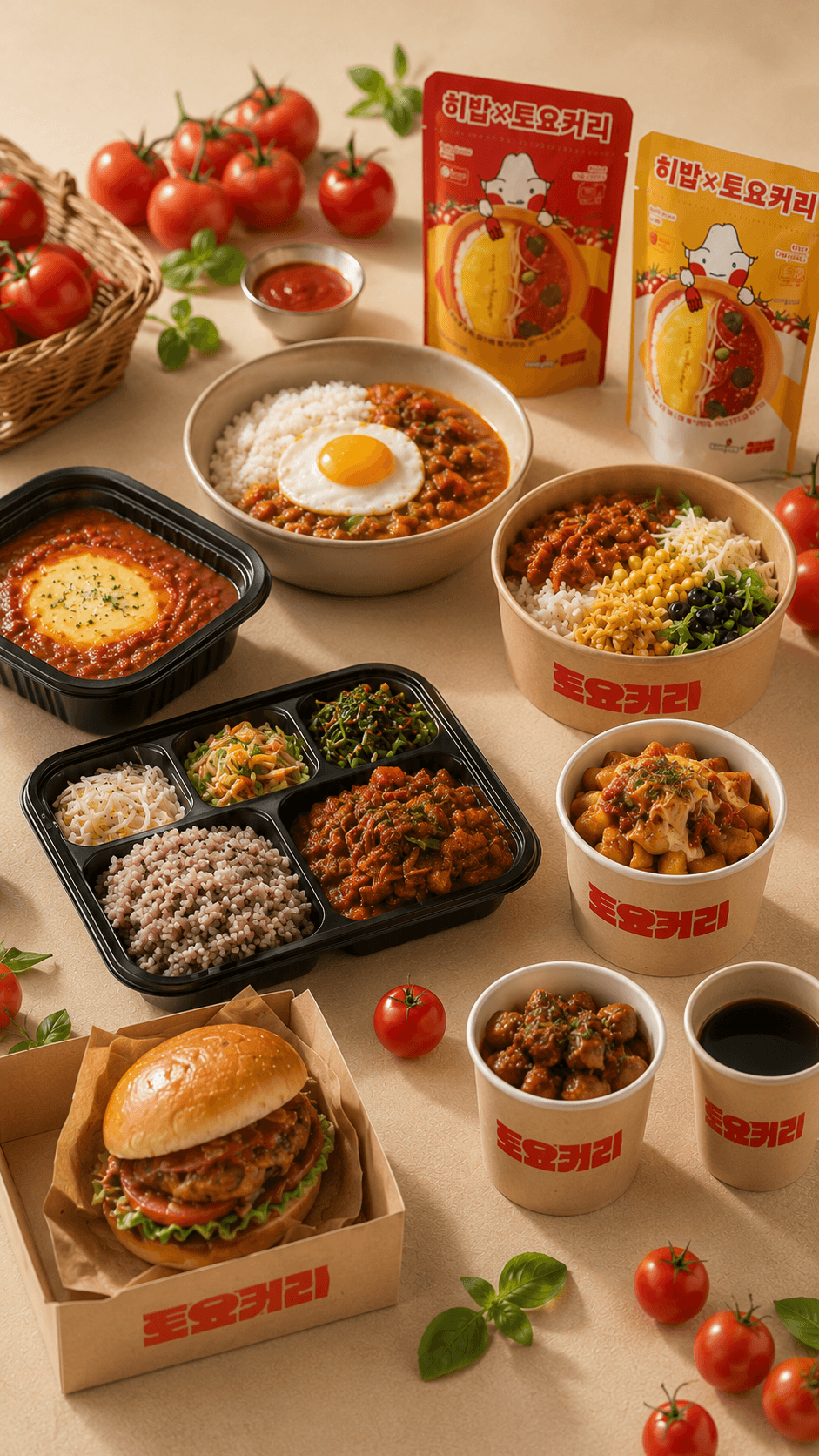 토마토 커리 한 그릇